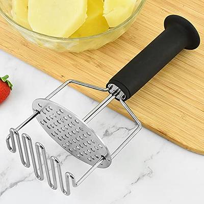 Stainless Steel Potato Masher Durable Double Layer Potato Ricer Kitchen  Potato Presser Hand Mashed Potato Maker