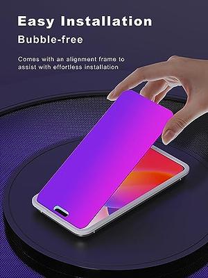 Ailun Privacy Screen Protector for iPhone 15 / iPhone 15 Pro [6.1 Inch] 3  Pack Anti Spy Private Tempered Glass Anti-Scratch Case Friendly [Black] [3