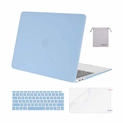 MOSISO Compatible with MacBook Air 13 inch Case 2022, 2021-2018 Release  A2337 M1 A2179 A1932 Retina Display Touch ID, Plastic Hard Shell&Keyboard