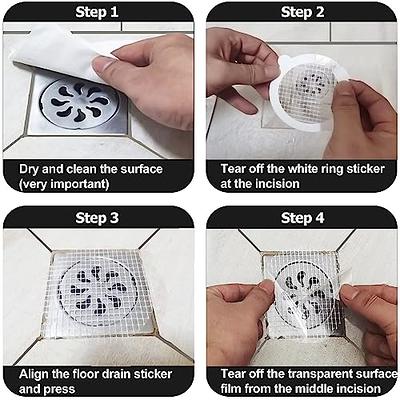 Seatery 30PCS Disposable Shower Drain Hair Catcher, Drain Mesh Stickers,  Strong Waterproof Adhesive Drain Strainer/Cover/Filter/Trap for Shower  stall/Bathtub/Bathroom Sink/Bathroom Floor Drain - Yahoo Shopping