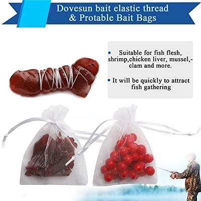 Dovesun Fishing Bait Elastic Thread  Bait Bag Kit, Invisible Fishing String  Live Bait Bags Length 6in / 3.3in Fishing Lure Saver Kit for Catfish  Stretchy Fishing line 3Pcs 0.2mm 656ft - Yahoo Shopping