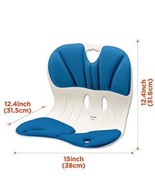 Curble Chair Teenager] Ergonomic Lower Back Chair Support, Lumbar Support  Back Posture Corrector (Blue) - Yahoo Shopping