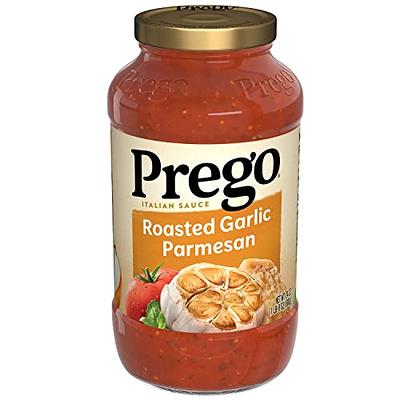 Prego Pasta Sauce, Italian Tomato Sauce with Roasted Garlic & Parmesan  Cheese, 24 oz Jar - Yahoo Shopping