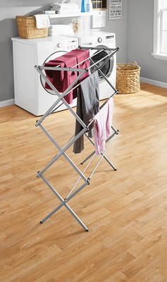 Mainstays Space Saving Steel Folding Drying Rack - Gray