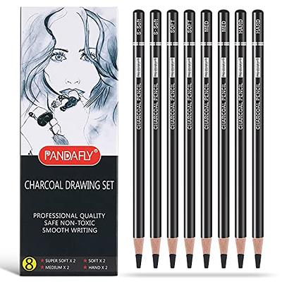KALOUR Colorless Blender and Burnisher Pencils Set,Non-pigmented, Wax Based  Pencil,perfect for Blending Softening Edges,ideal for Colored Pencils,Art  Supplies for Artists Beginners(6 Pencils Total)