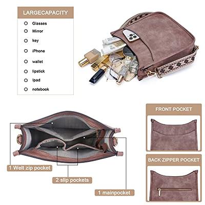 Caitina Cross Body Bag Vegan Leather Hobo Handbags Designer Crossbody  Purses