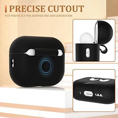  Case for Airpods Pro, Filoto Cute Cartoon Bag Apple Airpod Pro  Cover Women Girls, Silicone Stylish Funny Air Pod Wireless Charging  Accessories (Black) : Electronics