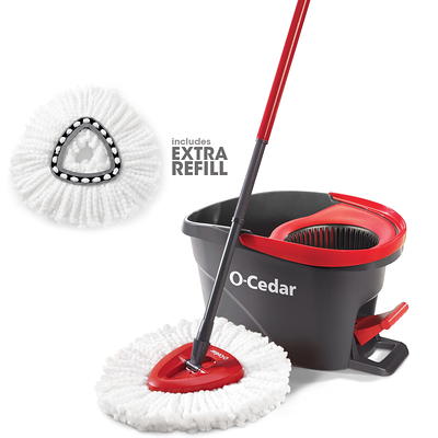 O-Cedar EasyWring 12 in. W Spin Mop with Bucket - Ace Hardware