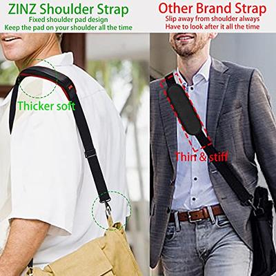 MOSISO 56 inch Shoulder Strap, Adjustable Thick Soft Universal Replacement Non-S