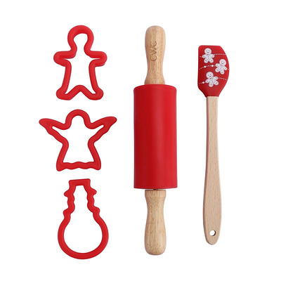 Teddy Bear Kids Baking Set with storage case, real working utensils, cookie  cutters, and baking supplies, cute teddy apron for kids. Baker Buddy