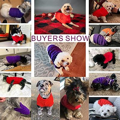 CHBORLESS Dog Sweater Puppy Dress: Warm Pet Small Dogs Clothes