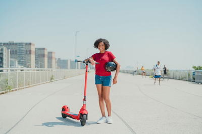 Hover 1 Red Alpha Electric Scooter 12 Mile Range 264 Lbs. Max