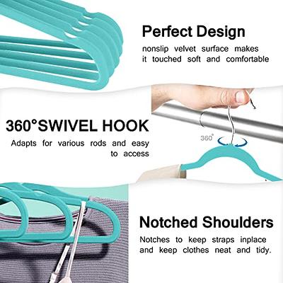 Utopia Home clothes Hangers 50 Pack - Plastic Hangers Space Saving -  Durable coat Hanger with Shoulder grooves (