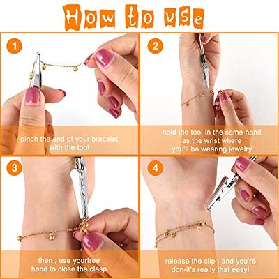 Here's how to easily clasp a bracelet by yourself