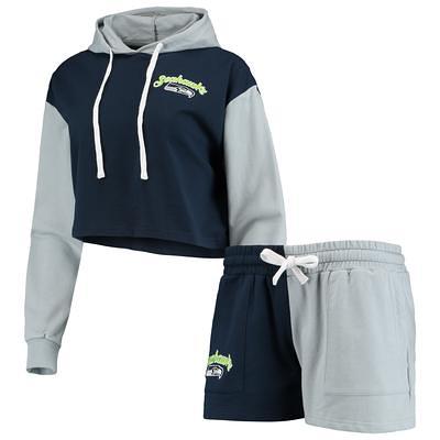 Seattle Seahawks Color Block Men's Nike NFL Pullover Hoodie.