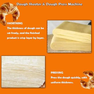 INTSUPERMAI Commercial Dough Sheeter Reversible Dough Sheeter
