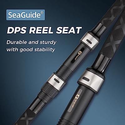 FISHAPPY Surf Rod Graphite Surf Spinning Fishing Rod with Seaguide Reel  Seat (9' - 2 Piece) - Yahoo Shopping