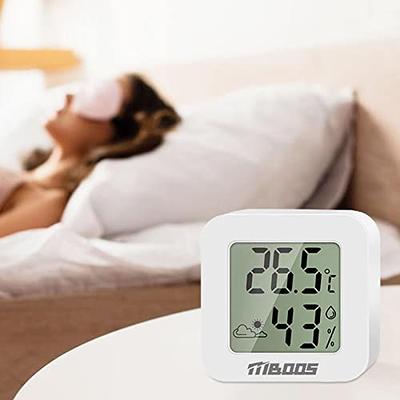 KUWAI Room Thermometer, Humidity Gauge LCD Display with Comfort