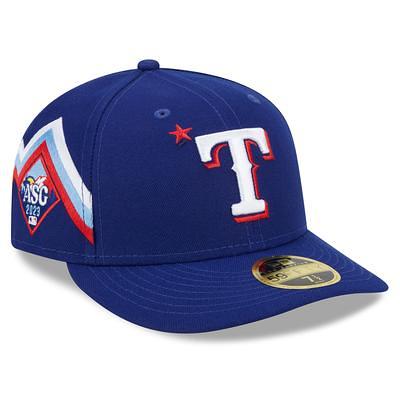 Men's New Era Royal Texas Rangers 59FIFTY Fitted Hat - Yahoo Shopping