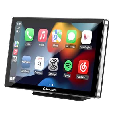 Apple Carplay Screen Portable Wireless Apple Car Play & Android Auto, 7  Touch Carplay Screen for Car Stereo Backup Camera, Car Play Screen with  Mirror Link, Airplay, Bluetooth Handsfree/Mic/TF/USB/AUX