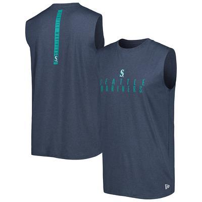 New Era / Women's Seattle Mariners Space Dye Blue T-Shirt