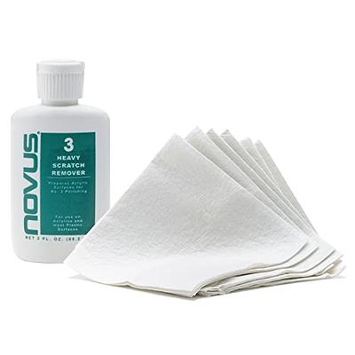 Novus Plastic Polish Kit with One Each #1, #2, #3, 64oz. Jugs