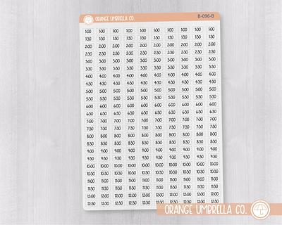 Day of the Week Header Script Planner Stickers