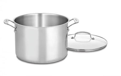 Tramontina Gourmet Prima 8 qt. Stainless Steel Stock Pot with Lid - Yahoo  Shopping