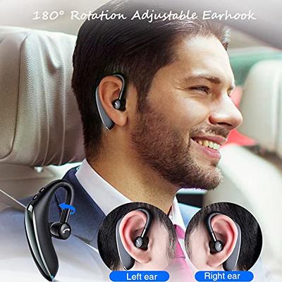 New Bee Bluetooth Headset W/Mic Wireless Earpiece in-Ear Business Earbuds  for iOS Android Cellphone 