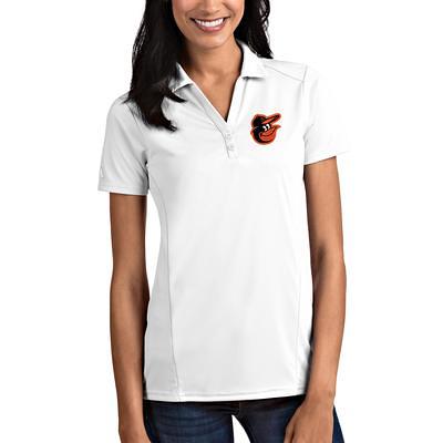 Women's Antigua White Baltimore Orioles Motivated Polo Size: Small