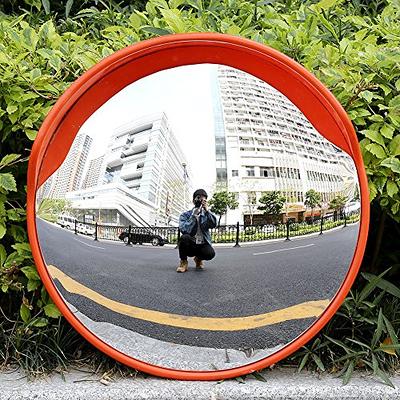 12in Wide Angle Convex Mirrors Corner Blind Spot Outdoor Driveway Traffic  Mirror 