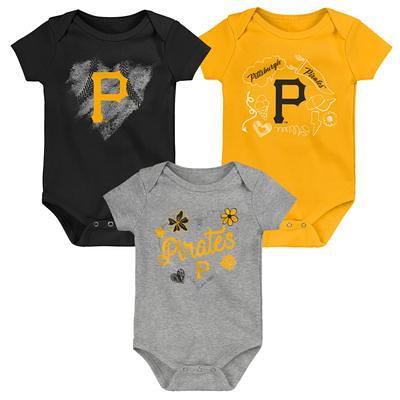 Cincinnati Bengals Infant Born to Be 3-Pack Bodysuit Set -  Black/Orange/Heather Gray