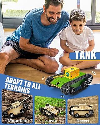 5 in 1 STEM Model Car Kits, STEM Projects for Kids, Toys for Boys Age 8-12,  3D Wooden Puzzles, Educational Science Crafts Building Kit, Birthday Gifts