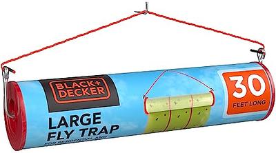 BLACK+DECKER Fruit Fly Trap- Gnat Trap- Gnat Killer Indoor- Hanging Fly  Sticky Trap Sticks for Catching House Flies, Horse Flies, Gnats, Mosquitoes  