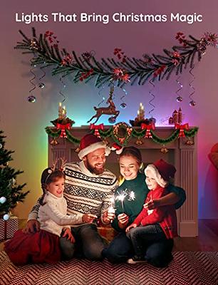 Christmas Tree Lights Waterproof Led Strip Lights With Tree Topper Smart  Led Light Strips Music Sync Color Changing LED Lights App Control Led  Lights