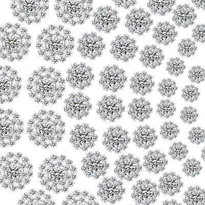 Rhinestone Buttons Crafts, Buttons Flowers Crystal Diy