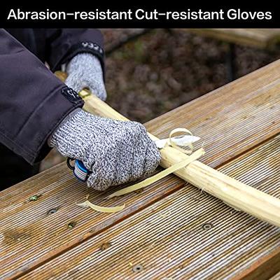 Schwer 2 Pairs ANSI A8 Cut Resistant Gloves, Food Grade Cut Gloves