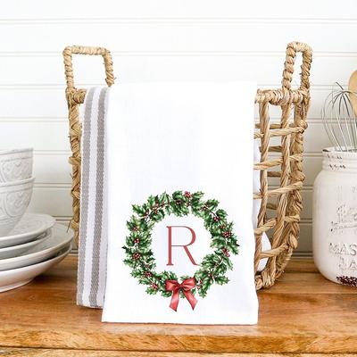 Festive Farmhouse Christmas Kitchen Towel Set of 2