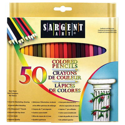 Sargent Art Colored Pencils, Neon, 12 Colors Per Pack, 3 Packs  (SAR227241-3)