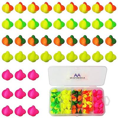 QualyQualy Foam Floats Trout Floats Pompano Rigs Floats Fishing Rig Floats  Oval Fly Fishing Strike Indicators for Trout Catfish Walleye 10mm 50Pcs