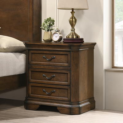 Best Quality Furniture Donna 6-Piece Dark Walnut Queen Panel Bedroom Set  DON-Q4NC - The Home Depot