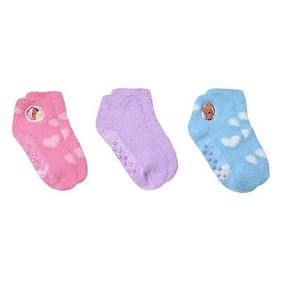 Disney Princess Girls 6 pack Quarter Style Socks Set (Medium (6-8),  Princess Stripes Quarter) 