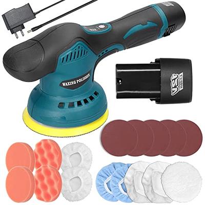 Cordless Eccentric Car Polisher 8 Gears of Speeds Adjustable