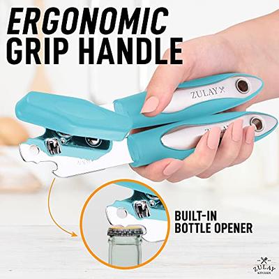 Manual Can Opener Smooth Edge Heavy Duty Stainless Steel Blades Beer Opener