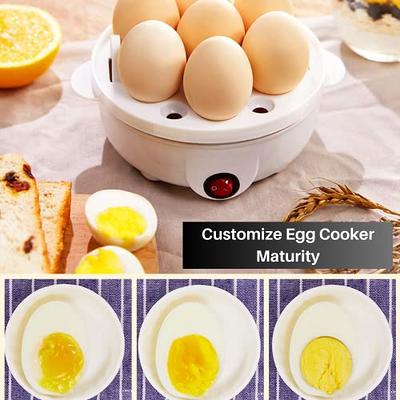 Microwave Boiled Egg Shape Egg Cooker 4 Egg Capacity Electric Egg Poacher  for Hard Boiled Eggs Poached Eggs Scrambled Eggs Omelets Steamed Vegetables