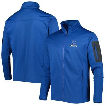 DUNBROOKE Men's Dunbrooke Heather Royal Los Angeles Rams Freestyle Coated Tech  Fleece Full-Zip Jacket