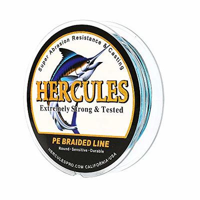 HERCULES Super Cast 1000M 1094 Yards Braided Fishing Line 40 LB Test for  Saltwater Freshwater PE Braid Fish Lines Superline 8 Strands - Blue Camo,  40LB (18.1KG), 0.32MM - Yahoo Shopping