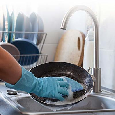 Kitchen Sponge Washing Dishes Sponge Cleaning Heavy Duty Scrub