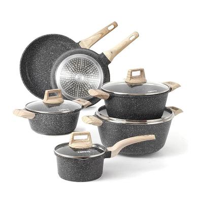 T-fal ProGrade 12-Piece Titanium Nonstick Cookware Set in Black C561SC64 -  The Home Depot