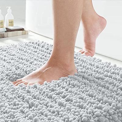 swift home Cozy Cotton Candy Soft Taupe Ogee 17 in. x 24 in. Non-Slip  Memory Foam Super Absorbent Bath Rug SHRG1-002-TAU17 - The Home Depot